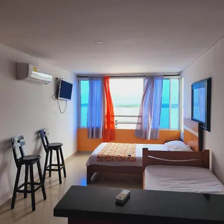 Aparta-estudio, Piso 19, Con Vista Al Mar Apartamento